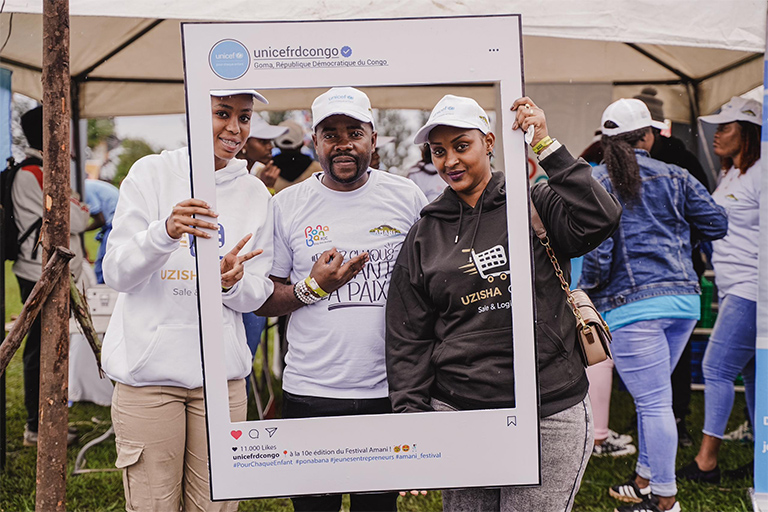 Festival Amani 2024 : un week-end d’innovation et d’inspiration avec l’UNICEF en RDC